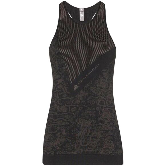 ADIDAS by STELLA MCCARTNEY Stretch Jacquard Tank Black - Size Large - NWT - Picture 1 of 9